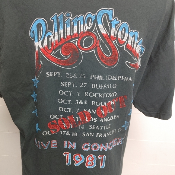 Free People Daydreamer Rolling Stones Tee Size L - Picture 6 of 11